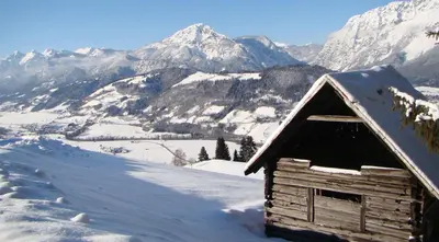 Naturlandschaft in der Nähe des Bauernhofs