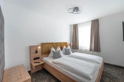 Ein Bett oder Betten in einem Zimmer der Unterkunft Hotel Solaria