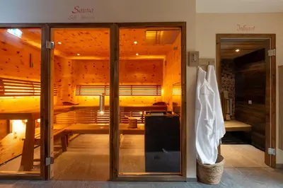 Ein Bett oder Betten in einem Zimmer der Unterkunft Hotel Krone