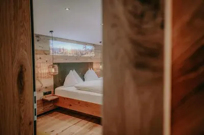 Ein Bett oder Betten in einem Zimmer der Unterkunft Frühstückspension Friedheim