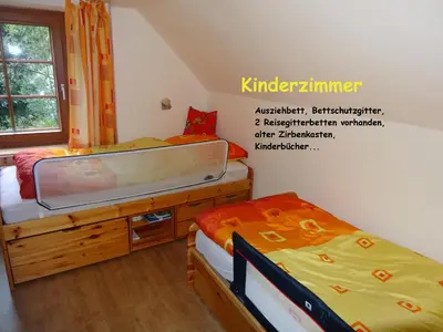 Ein Bett oder Betten in einem Zimmer der Unterkunft Ferienhaus Huber