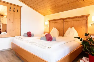 Ein Bett oder Betten in einem Zimmer der Unterkunft Hinteraigengut