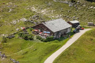 Naturlandschaft in der Nähe des Privatzimmers