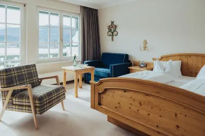 Ein Bett oder Betten in einem Zimmer der Unterkunft Hotel Peter