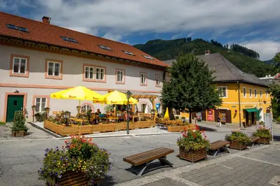 Das Gebäude in dem sich das Hotel befindet