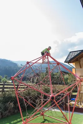 Ein Kinderspielbereich in der Unterkunft Knappensteig Appartements