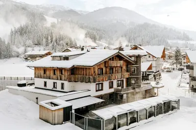 Knappensteig Appartements im Winter