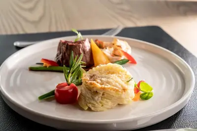 Essen im Hotel oder in der Nähe