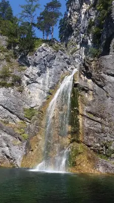 Naturlandschaft in der Nähe des Campingplatzes