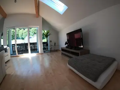 TV/Unterhaltungsangebot in der Unterkunft Ferienwohnung Kaffeewerkstatt