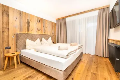 Ein Bett oder Betten in einem Zimmer der Unterkunft Ferienanlage Central
