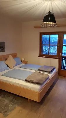 Ein Bett oder Betten in einem Zimmer der Unterkunft Holiday House Spanner