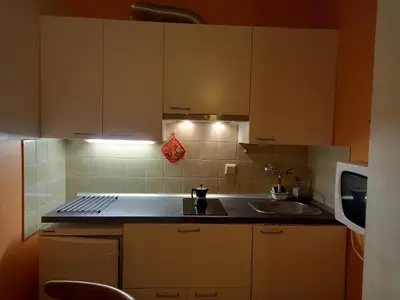Küche/Küchenzeile in der Unterkunft Panoramis apartment in Schladming