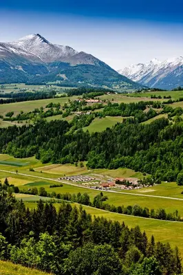 Naturlandschaft in der Nähe des Campingplatzes