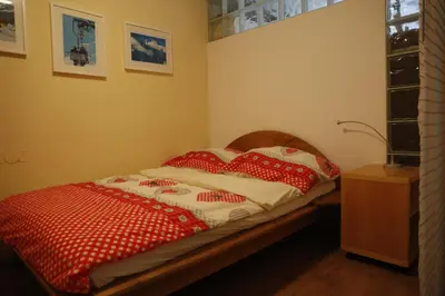 Ein Bett oder Betten in einem Zimmer der Unterkunft Altenmarkter Hof