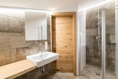 Ein Badezimmer in der Unterkunft Appartement Wiederkehr