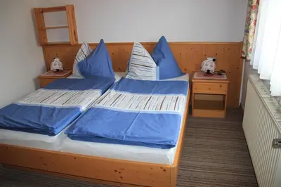 Ein Bett oder Betten in einem Zimmer der Unterkunft Schröckerhof