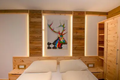 Ein Bett oder Betten in einem Zimmer der Unterkunft Villa Salza