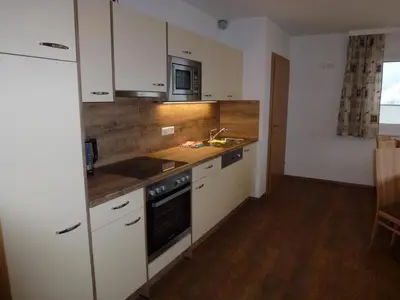 Küche/Küchenzeile in der Unterkunft Ferienhaus u. Appartement Knauss