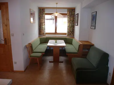 Ein Sitzbereich in der Unterkunft Ferienhaus u. Appartement Knauss