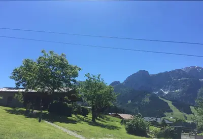 Naturlandschaft in der Nähe des Chalets