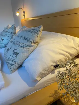 Ein Bett oder Betten in einem Zimmer der Unterkunft Frozen Time Apartments