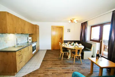 Küche/Küchenzeile in der Unterkunft Gasthof Pension Hetzenbichl