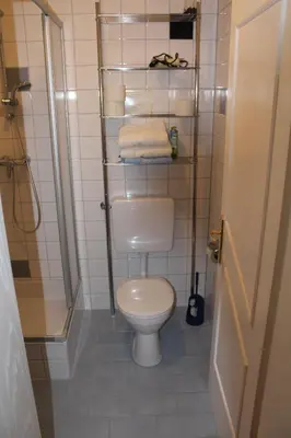 Ein Badezimmer in der Unterkunft Gästeappartement Erlbacher Richard