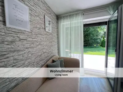 Ein Sitzbereich in der Unterkunft Apartments Viola Altenmarkt