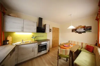 Küche/Küchenzeile in der Unterkunft Appartement Helga