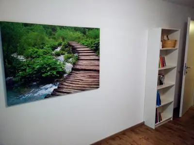 Die Bibliothek in der Ferienwohnung