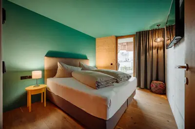 Ein Bett oder Betten in einem Zimmer der Unterkunft Appartement Schwarz
