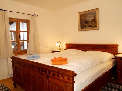 Ein Bett oder Betten in einem Zimmer der Unterkunft Apartments Stegmühle
