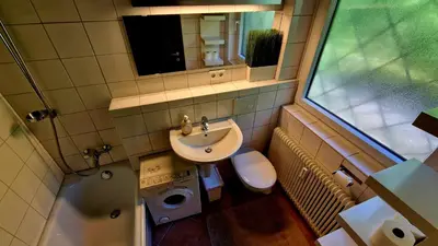 Ein Badezimmer in der Unterkunft Dachsteinblick