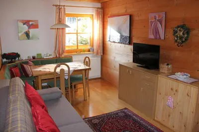 TV/Unterhaltungsangebot in der Unterkunft Ferienwohnung Bliem