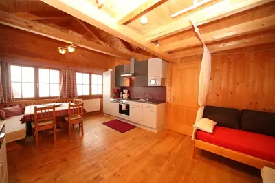 Küche/Küchenzeile in der Unterkunft Ferienhaus Hutegger
