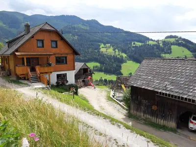 Naturlandschaft in der Nähe des Bauernhofs