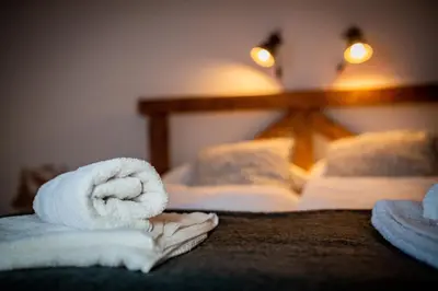 Ein Bett oder Betten in einem Zimmer der Unterkunft Haus Agnes, Murau