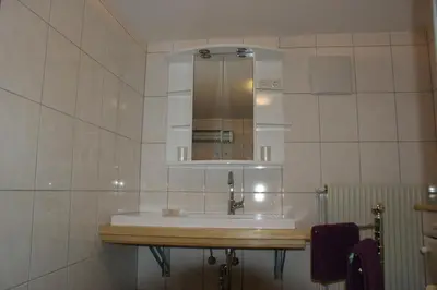 Ein Badezimmer in der Unterkunft Schlagerberg