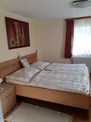 Ein Bett oder Betten in einem Zimmer der Unterkunft Schlagerberg