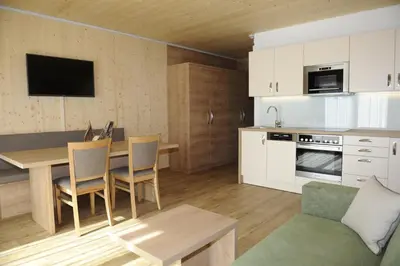 Küche/Küchenzeile in der Unterkunft Premium Appartements Sonnenbahn