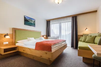 Ein Bett oder Betten in einem Zimmer der Unterkunft Frühstückspension Rötelstein