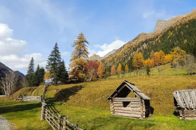 Naturlandschaft in der Nähe des Ferienhauses