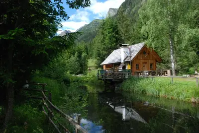 Naturlandschaft in der Nähe des Ferienhauses