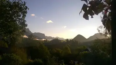 Naturlandschaft in der Nähe des Privatzimmers
