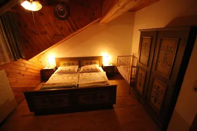 Ein Bett oder Betten in einem Zimmer der Unterkunft Krennbauer