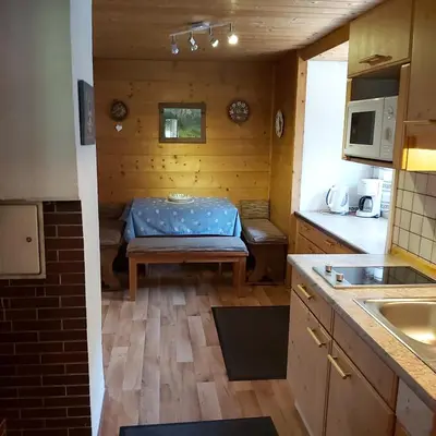 Küche/Küchenzeile in der Unterkunft Haus Sonnenalm