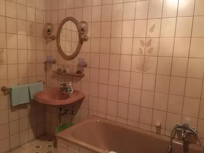 Ein Badezimmer in der Unterkunft Ferienwohnung Susanne Hillbrand