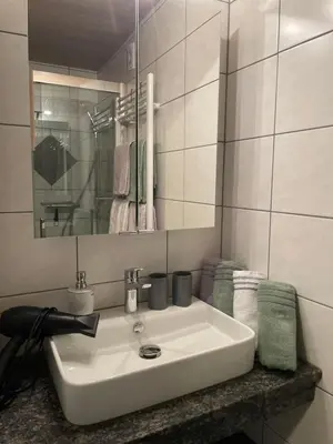 Ein Badezimmer in der Unterkunft Ferienhaus Julia