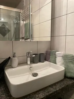 Ein Badezimmer in der Unterkunft Ferienhaus Julia